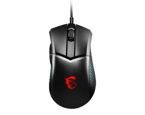 Геймерская Проводная Мышь MSI Clutch Clutch GM51 LIGHTWEIGHT RGB USB2.0/кабель 2м/Вес 205г./Черный