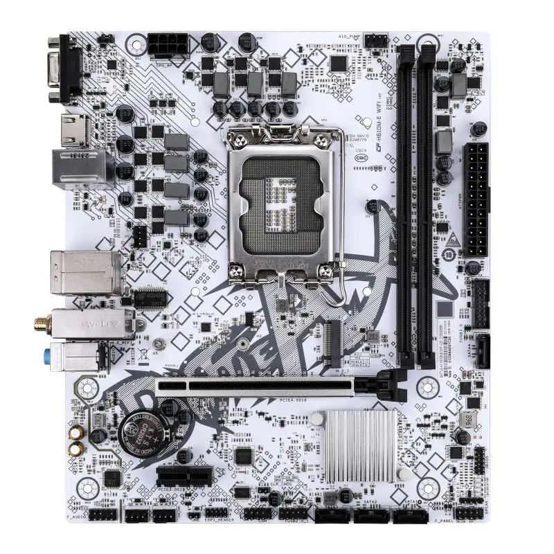 Мат.плата Colorful BATTLE-AX H610M-E WIFI V20 ,MB Socket1700, MATX, iH610 (VGA+HDMI), 2DDR4, PCIx16, PCIx1
