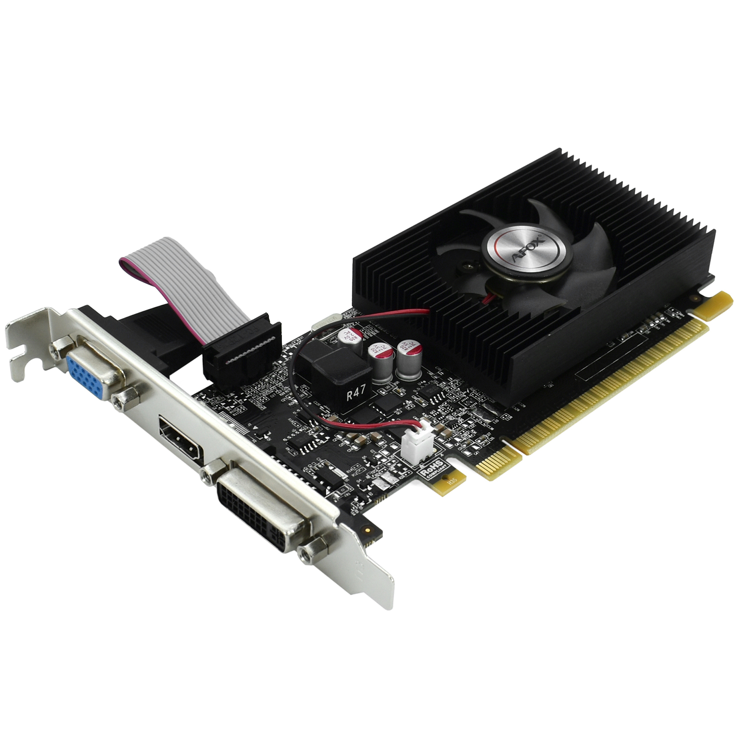 Видеокарта 4 Gb AFOX GT740, DVI/HDMI/VGA, GDDR3/128bit, [AF740-4096D3L3]