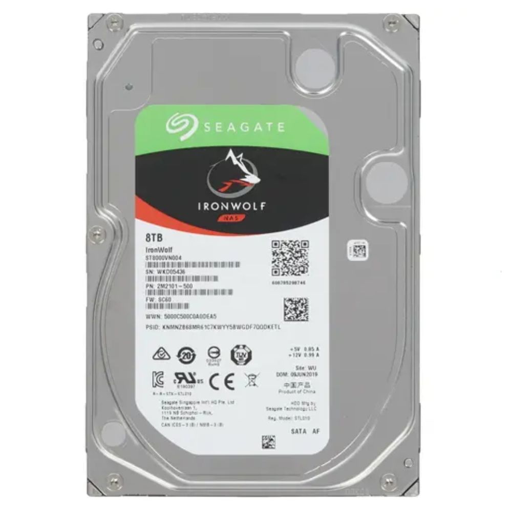 Винчестер для NAS систем 8Tb Seagate IronWolf SATA 6Gb/s 7200rpm 3.5" 256Mb ST8000VN0022