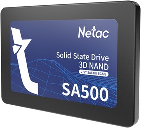 240 GB SSD Netac, NT01SA500-240-S3X, 240GB, SATA, 520/450Мб/с