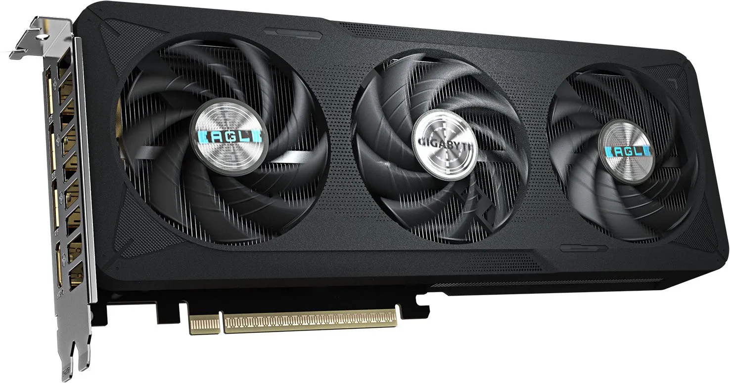 Видеокарта Gigabyte 8 Gb RTX 5060 Ti EAGLE MAX OC 8G, 8Gb/128bit GDDR7, 1хHDMI+3xDP, PCIe5.0