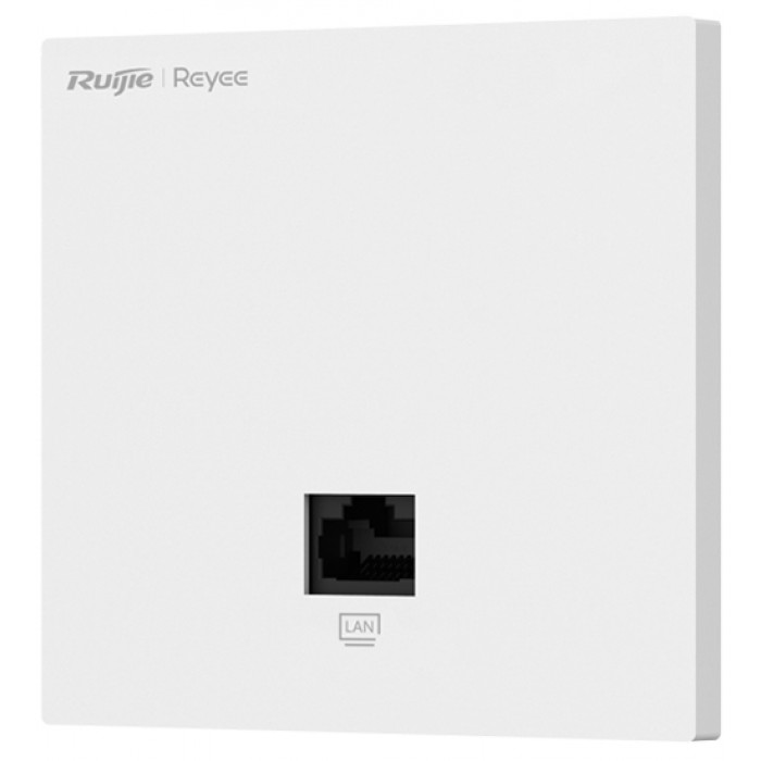 Wi-Fi точка досупа, Reyee RG-RAP1261 ,Wireless access point, WiFi 6 (AX3000M), 2 x 2 MU-MIMO, PoE in,Wall