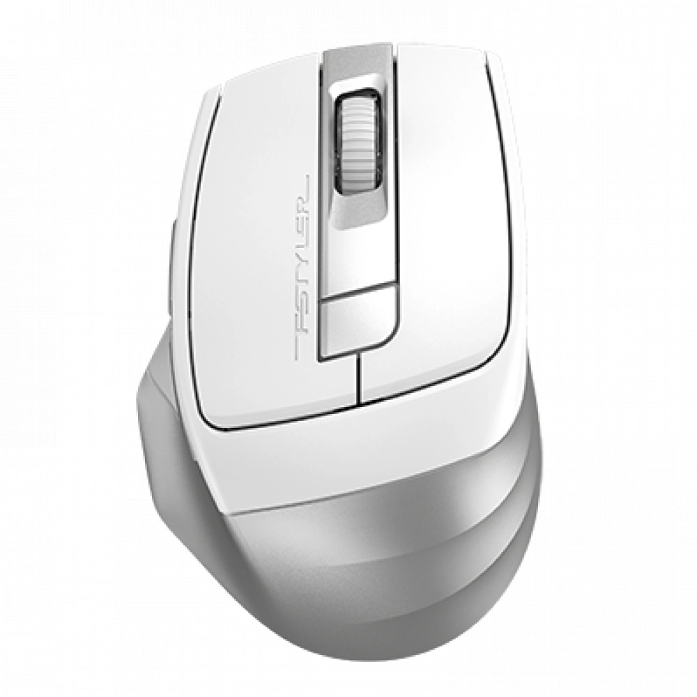 Мышь беспроводная A4tech Fstyler FB35C Silver (Icy White) Оптическая <BT+2.4GHz, Li-Battery>
