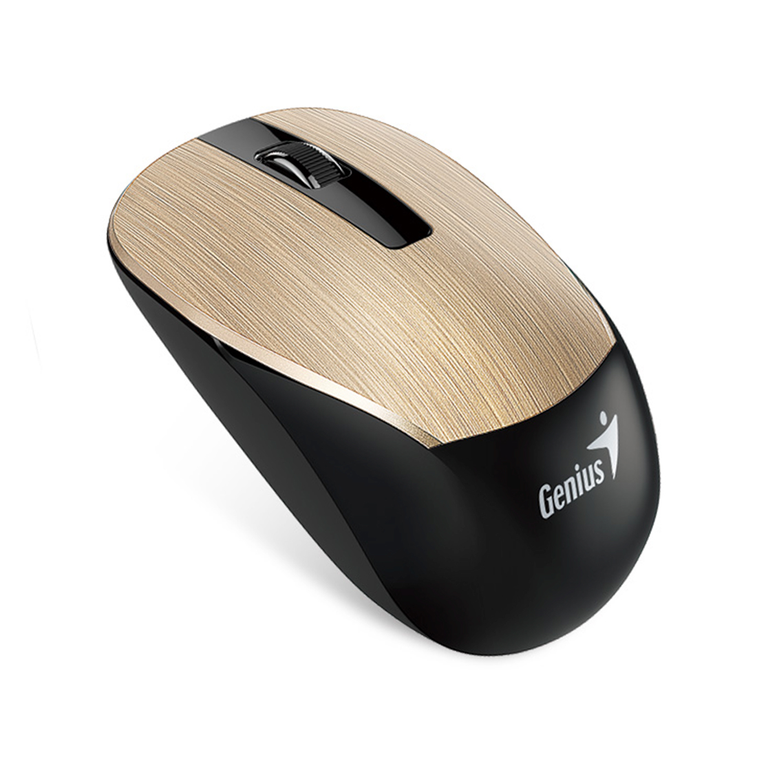 Мышь, Genius, NX-7015, 3D, ЗОЛОТАЯ 1600dpi, Беcпроводная 2.4ГГц,