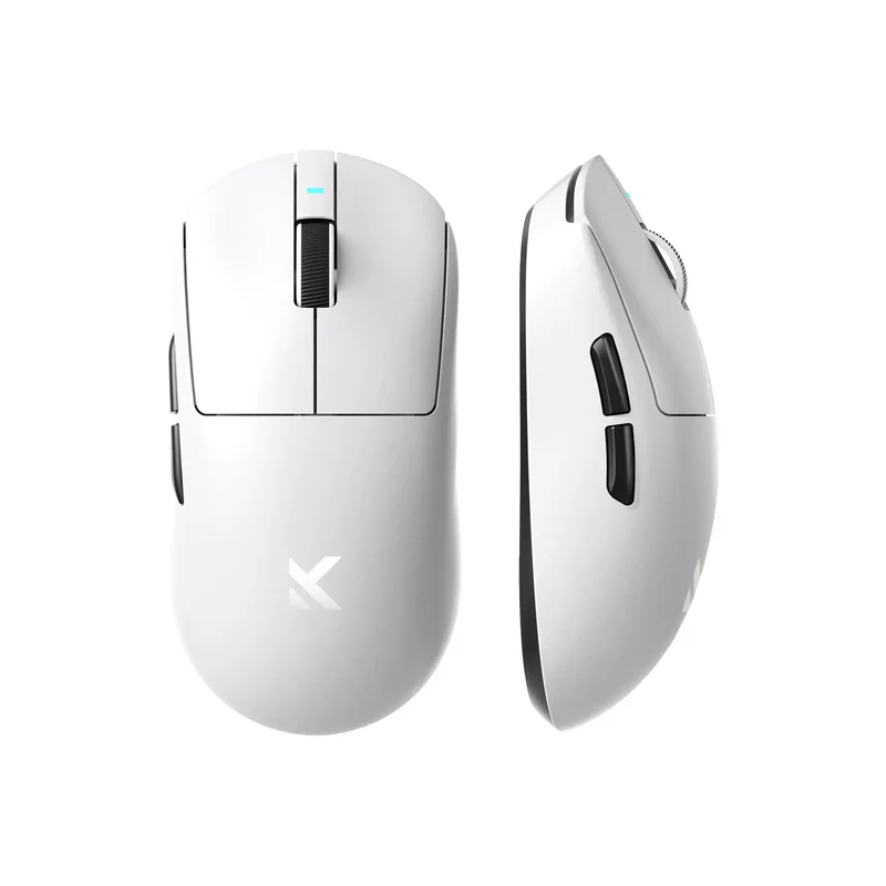 Мышь MCHOSE A7 Pro, White, PAW3395-26Kdpi, 500mAh, 2.4/BT/USB, 59g