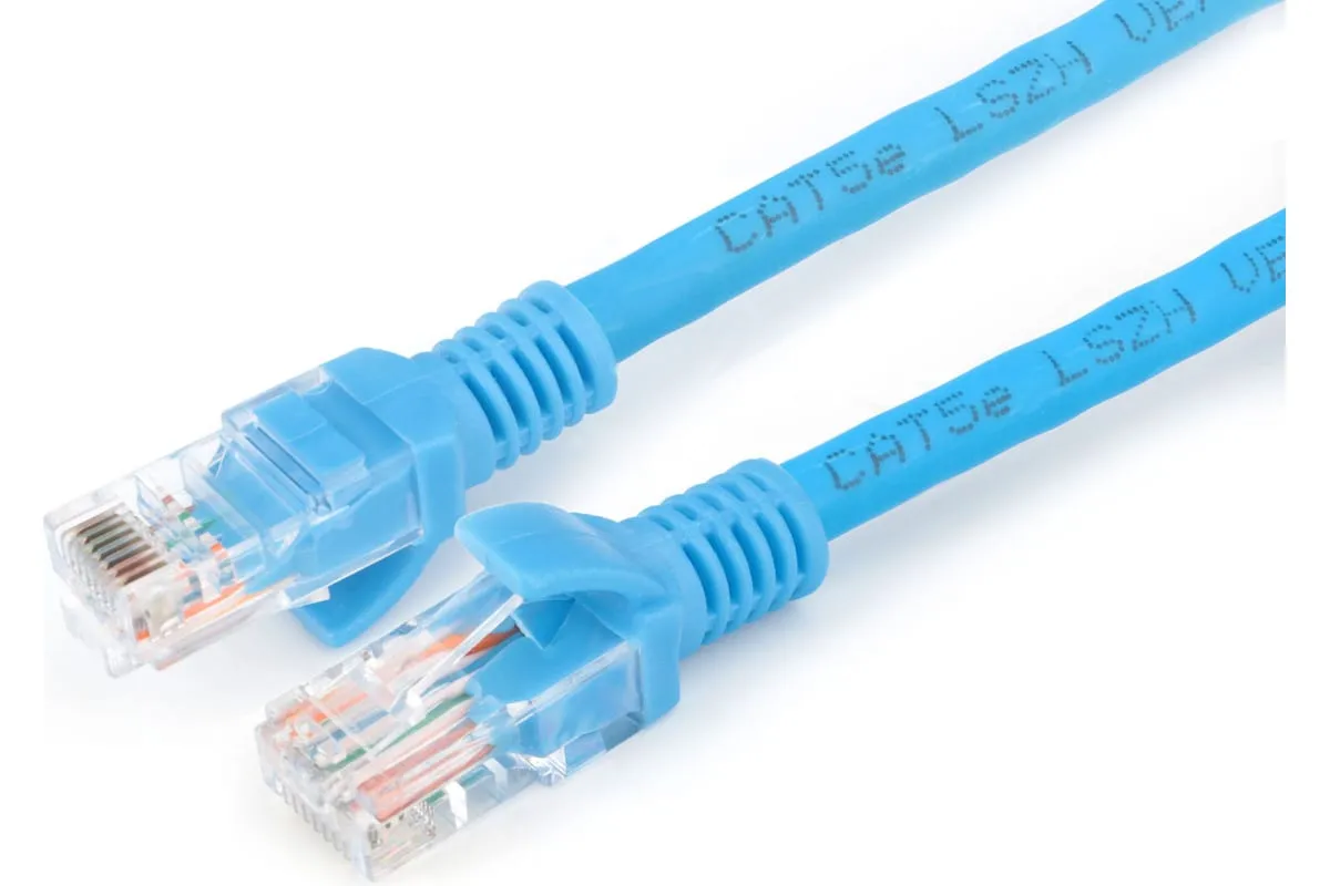 Патч-корд LSZH UTP Cablexpert, кат. 5e, 1.5м, синий