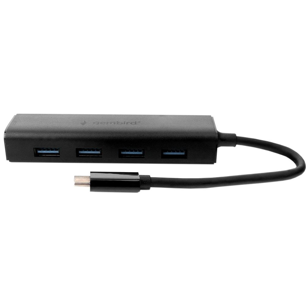 Расширитель USB Gembird  UHB-C203 ,Hub 4 port, USB 2.0, black