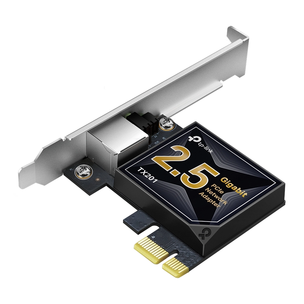 Сетевой адаптер PCIe 2.5GbE TX201 <2.5GBASE-T/1000BASE-T/100BASE-TX, PCI Express 2.1, IEEE 802.3, IEEE 802.3u, IEEE 802.3ab, IEEE 802.3bz, IEEE 802.3x