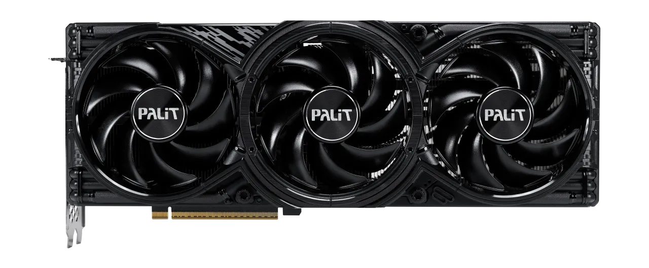 Видеокарта 16 Gb PALIT RTX 5080 GamingPro GDDR7 256bit 3xDP HDMI 3FAN RTL NE75080019T2GB2031A