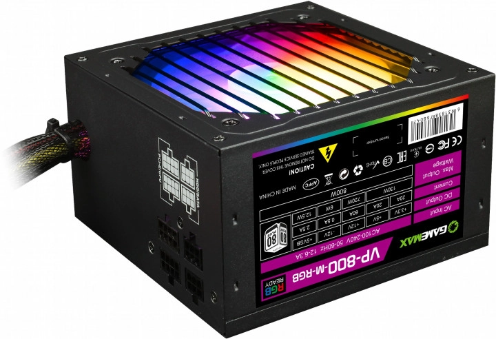 Блок питания Gamemax VP-800-RGB-M