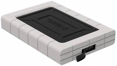 Внешний корпус HDD 2.5" ORICO 2539U3-BK <с защитным чехлом, USB3.0, SATA III, до 2ТБ, BLACK>