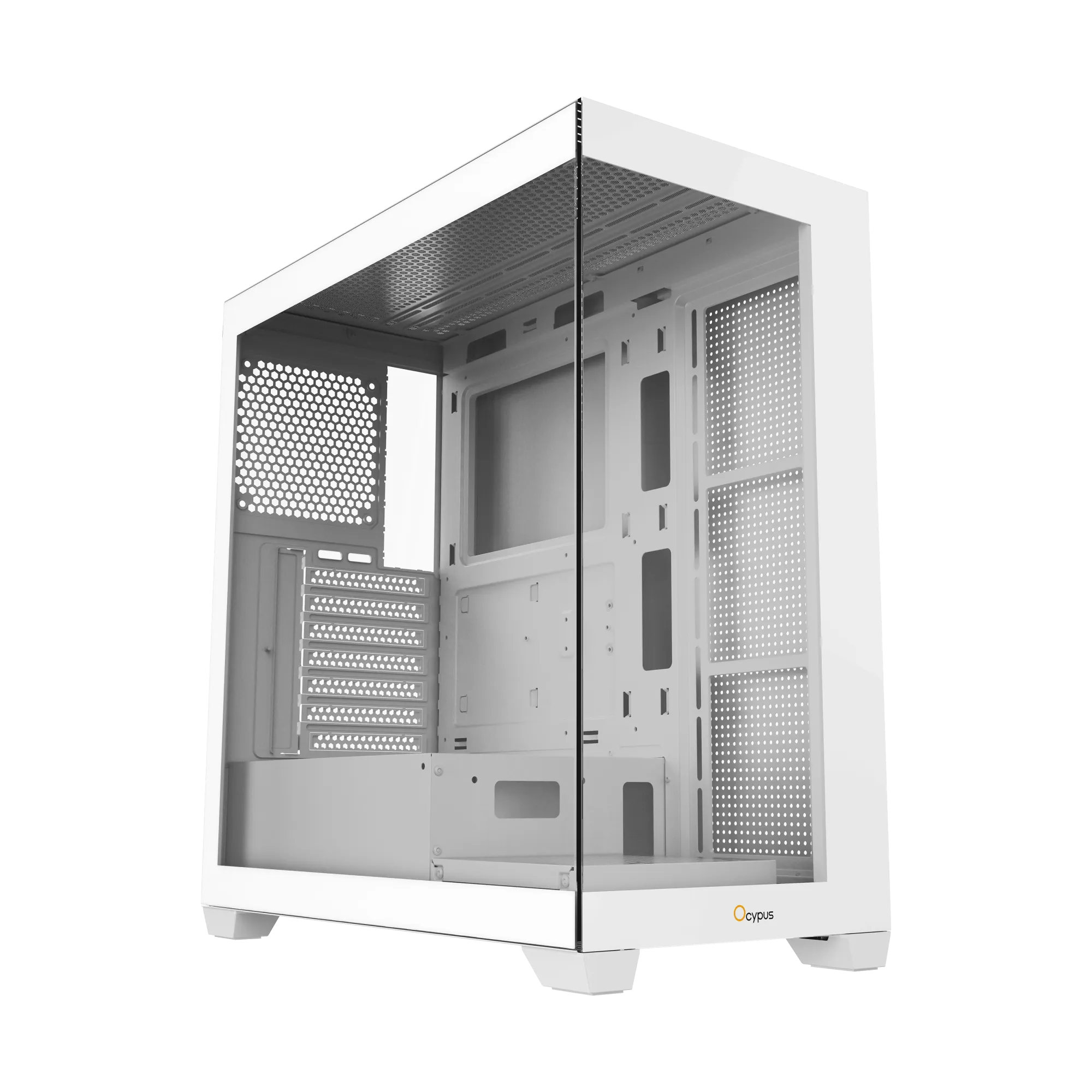 Корпус Ocypus Gamma C72 WH ATX/mATX/ITX 3xUSB Белый Gamma-C72-WHD000XX-GL