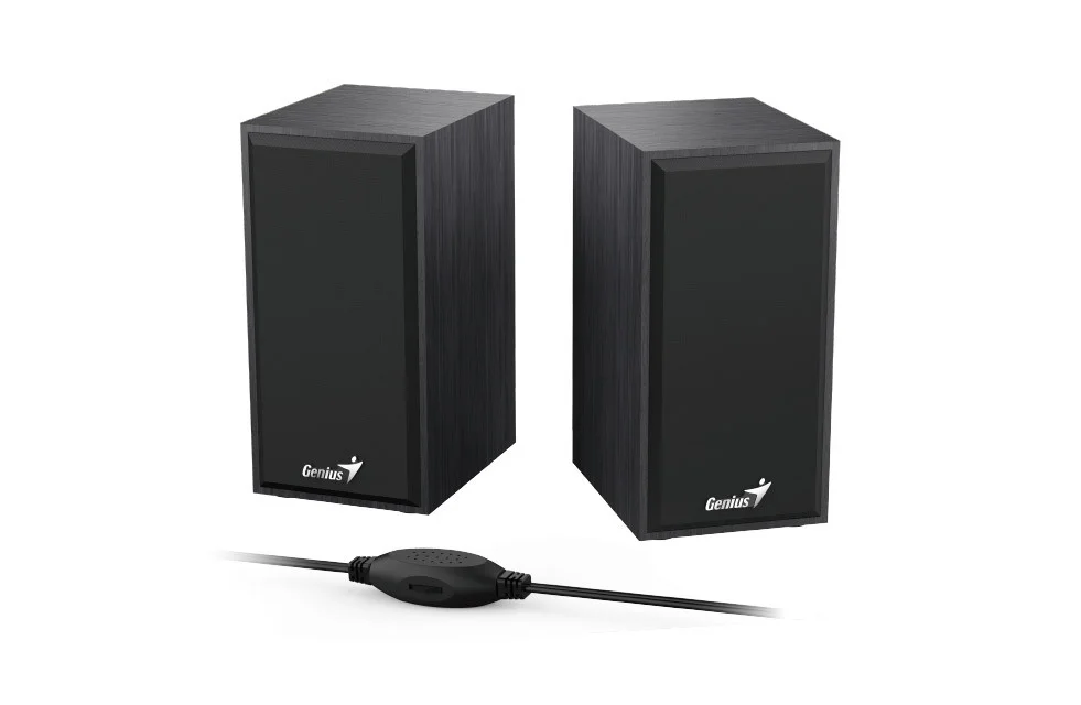 Колонки Genius, SP-HF180, 6Вт, USB, Длина кабеля 1,45м, Чёрный
