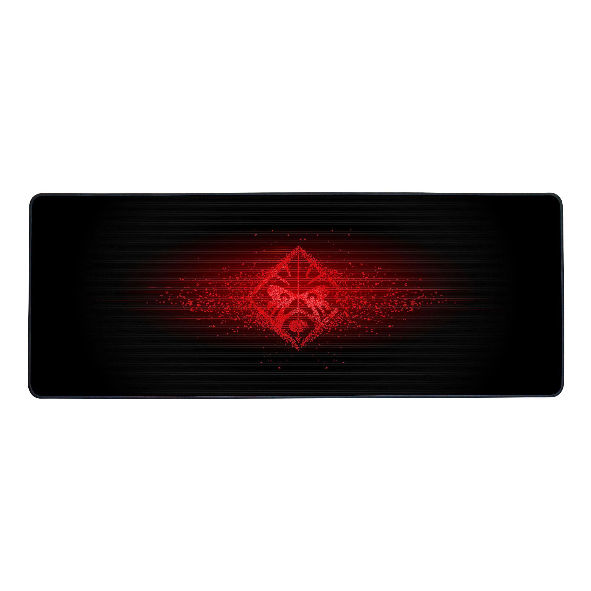Коврик игровой длинный `HP Omen` 80x30x0.3см, оверлок