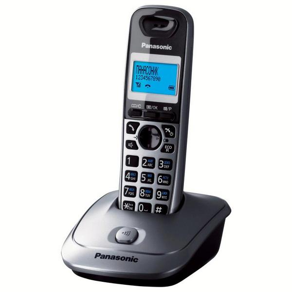 Радиотелефон PANASONIC KX-TG2521 (RUT) Темно-серый металлик.АОН, Calle