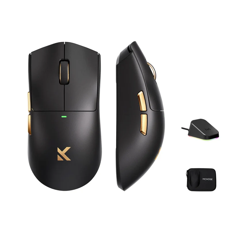 Мышь MCHOSE K7 Ultra, MC-K7-5, Black, Wireless, PAW 3950, 500mAh
