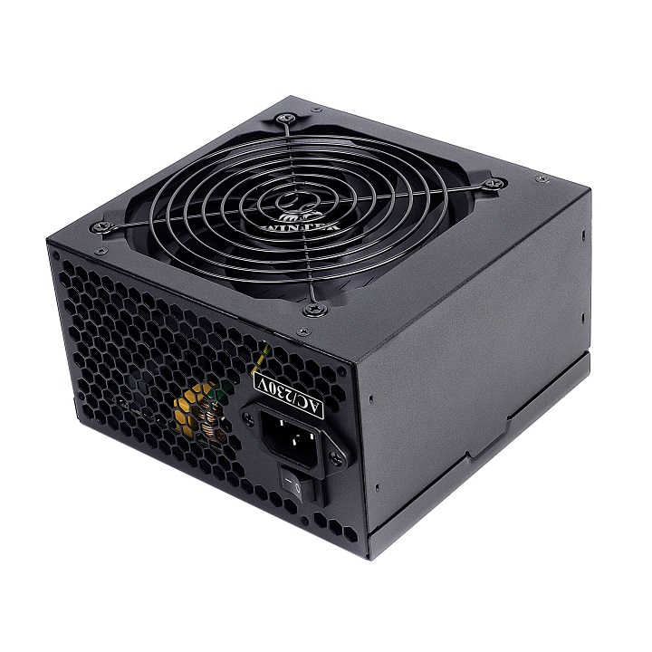 Блок питания Wintek WT-550 V2, 550W, APFC, 24 pin, 1*P8 (4+4), 2*P6+2, 4*SATA, 2*MOLEX, 80+ Bronze, black