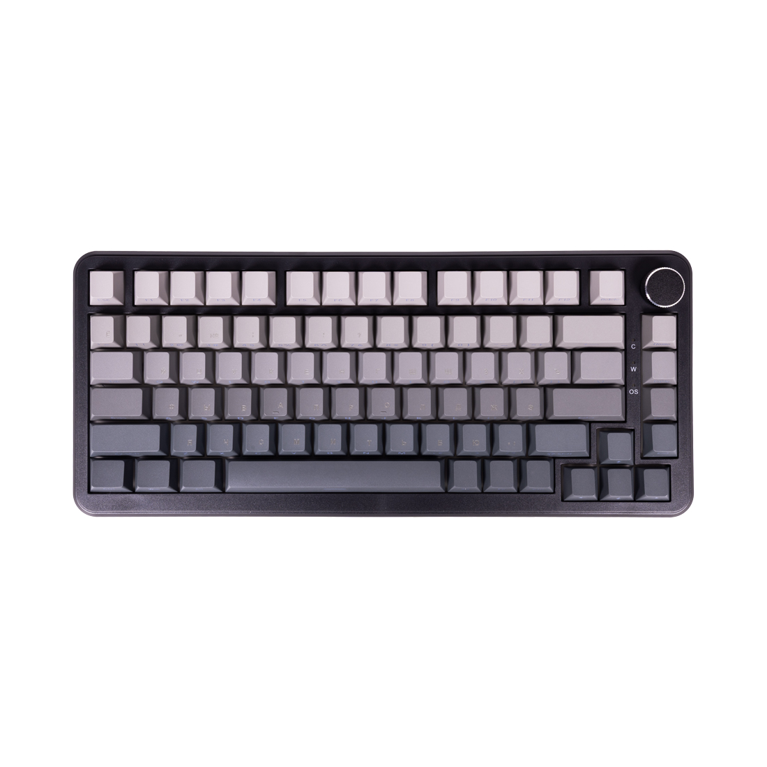 Клавиатура Ajazz, AK820/MAX/Magnetic/Grey, AK820 Max, Игровая, Механическая, 75%, Magnetic Switches, Проводная, USB, Подсветка RGB, Анг/Рус, Серый