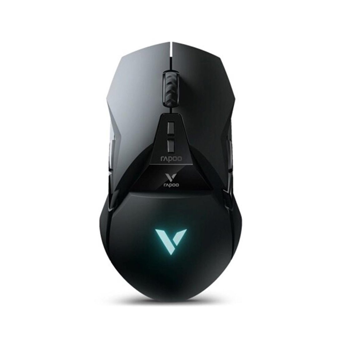 Мышь Rapoo, VT950 Pro, Игровая, Оптическая, Комбинированная, USB/Беспроводная, Встроенный аккумулятор, 2.4GHz, 16000dpi, LED подсветка, Тканевая оплет