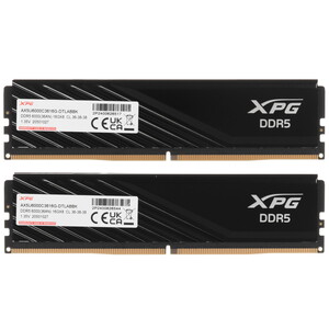 DDR5 ADATA 32 Gb KIT 16GBx2 6000MHz CL36 ADATA LANCER BLADE [AX5U6000C3616G-DTLABBK] Black