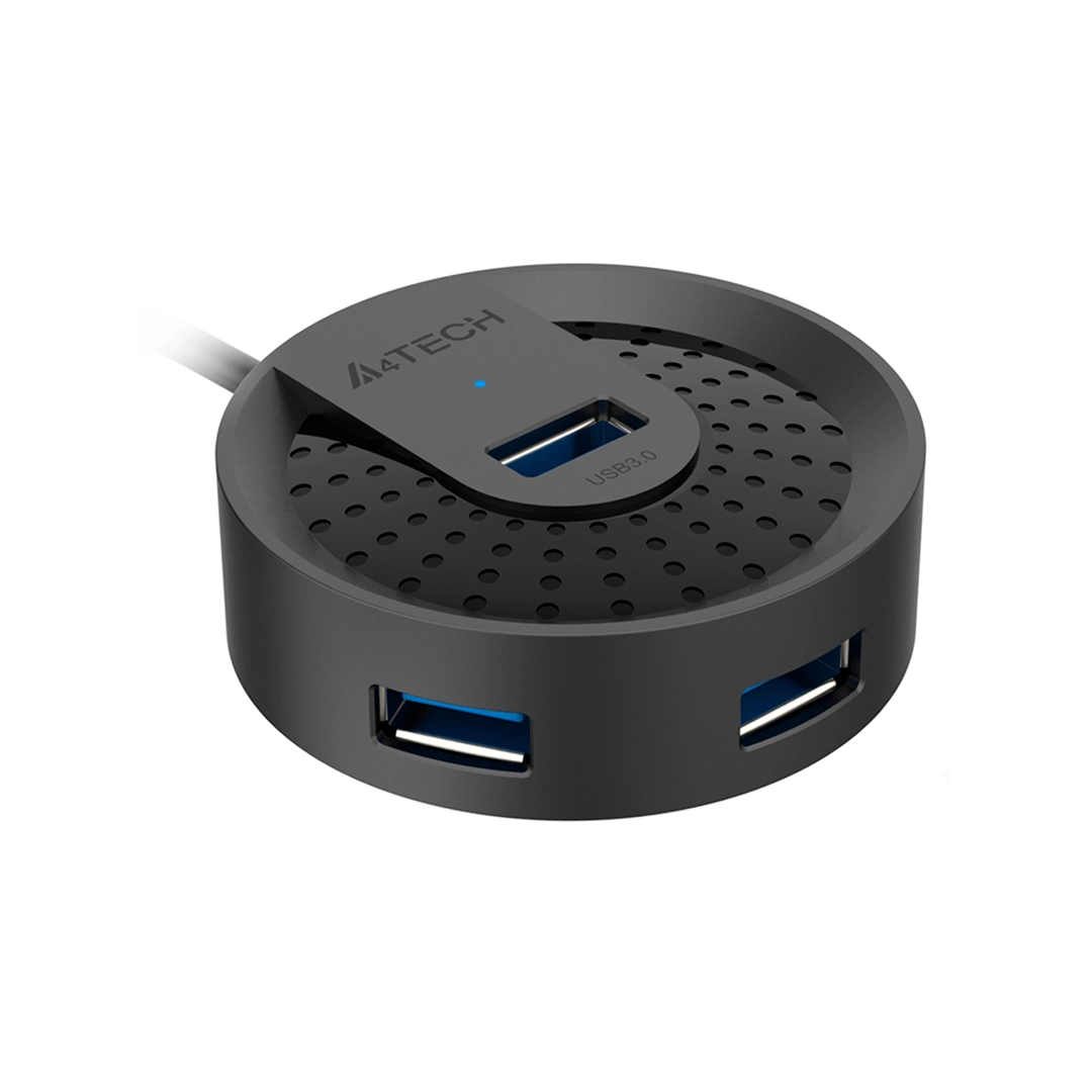Расширитель USB Хаб A4tech HUB-30-Black