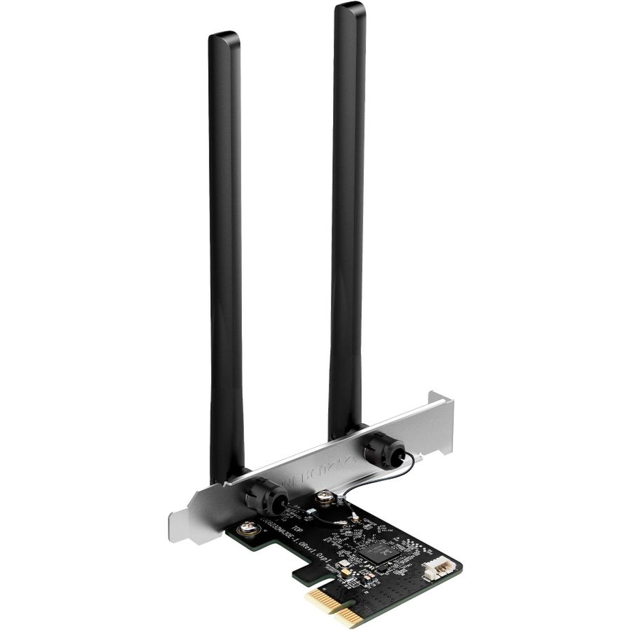 Сетевой адаптер беспроводной PCIe AC1200 Mercusys MA30E Bluetooth 5.0 <PCIe,  Bluetooth 5.0,  802.11a/b/g/n/ac, скорости передачи: 5 GHz 11ac: до 867M