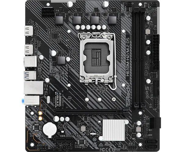 Мат.плата ASRock H610M-H2/M.2 LGA1700 2xDDR4 4xSATA M.2 2xHDMI mATX