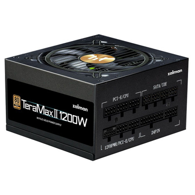 Блок питания Zalman, ZM1200-TMX2 VIEW, 1200W, Gold, ATX3.1, APFC, 20+4 pin, 2*4+4pin, 12*Sata, 3*Molex, 4*PCI-E 6+2 pin, 1*PCI-E 12+4pin, Modular, Вен