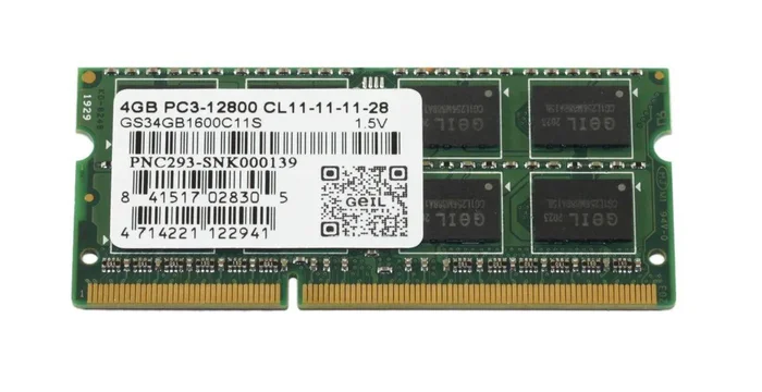 SODIMM DDR3 8 GB DDR3L 1600Mhz GEIL PC3 12800 GGS38GB1600C11S SO-DIMM 1,35V
