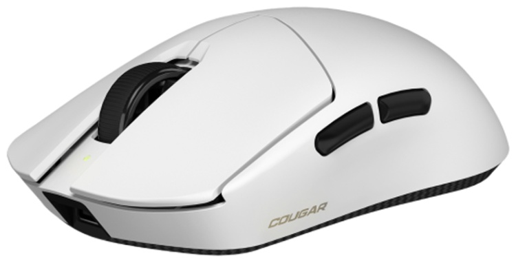 Мышь Cougar, Revenger Pro 4K, Игровая, Оптическая 26000 dpi, 7 кнопок, Беспроводная, USB, Белая