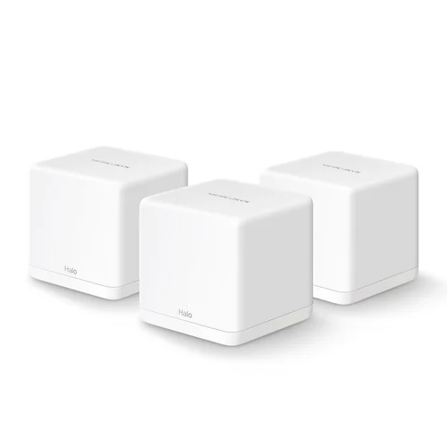 Домашняя Mesh Wi-Fi система GbE AC1300 Mercusys Halo H30G (3-pack) <Бесшовный роуминг, 867 Mbps on 5 GHz, 400 Mbps on 2.4 GHz, 802.11ac/a/b/g/n, 2 GbE