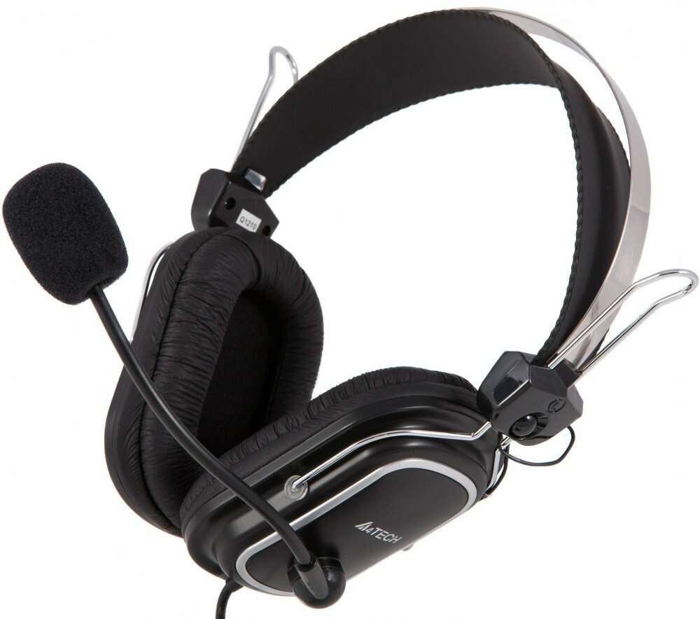 Наушники+микрофон A4tech HS-50 <20Hz-20kHz, 32 Om, 97dB, 2m>
