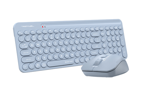 Клавиатура+мышь беспроводная A4tech Fstyler FG3300 Air Blue