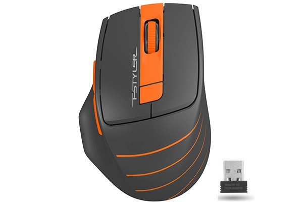 Мышь беспроводная A4tech FG30-ORANGE Fstyler Оптическая 2,4G USB 2000 dpi
