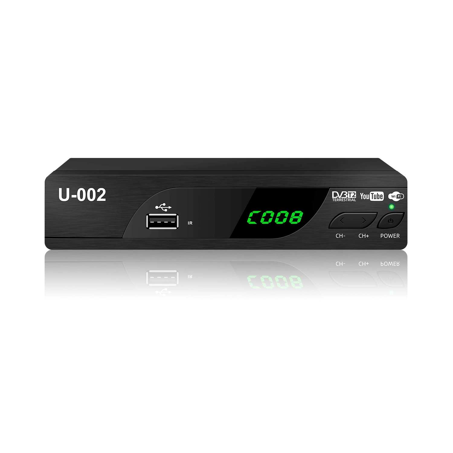 Приставка Андроид Ресивер DVB T2, проц-Sunplus1509C, USB(WiFi,YouTube), RCA,HDMI