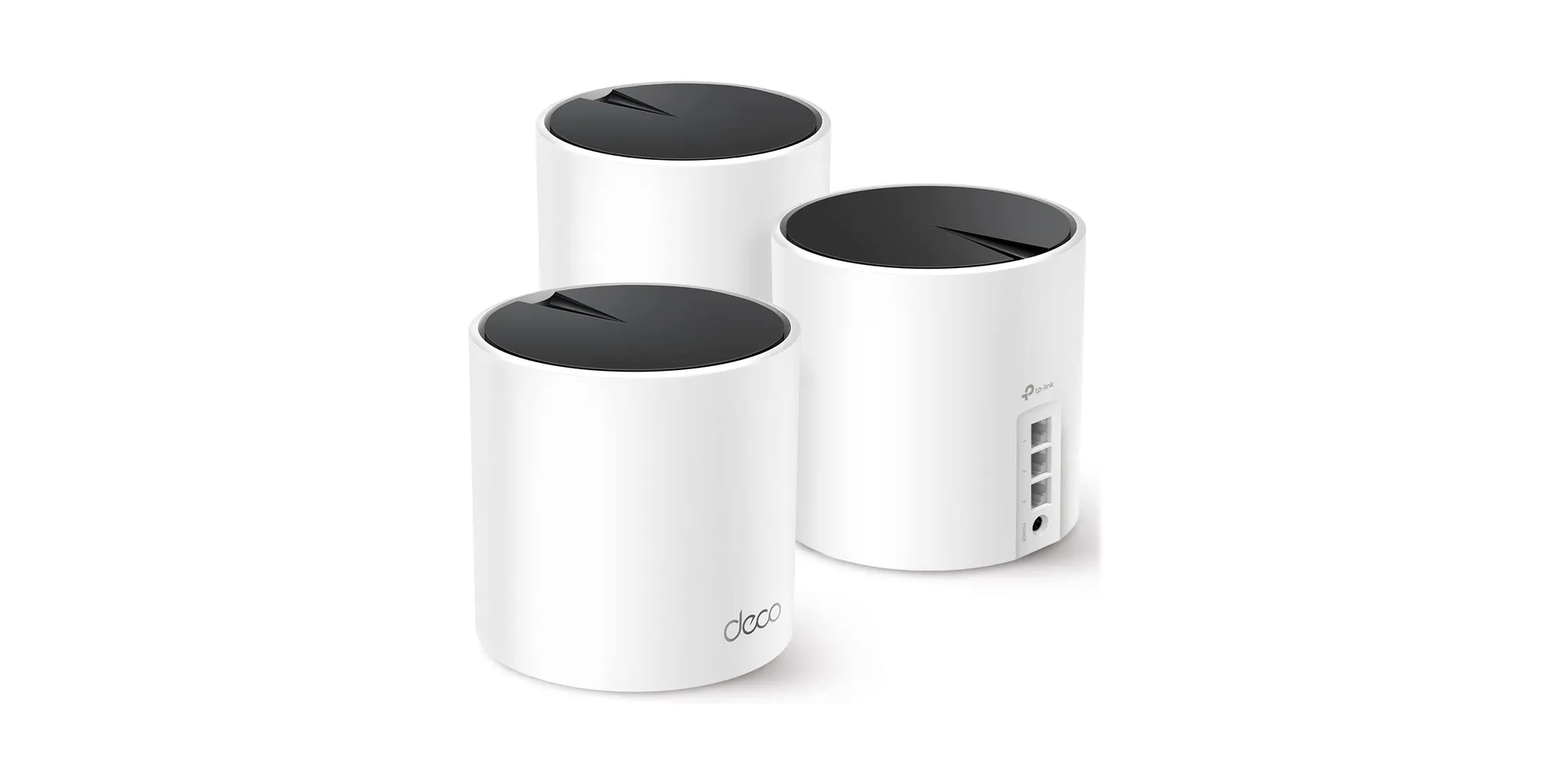 Домашняя Mesh Wi-Fi система GbE AX3000 Tp-Link Deco X55 (3 устройства) <Бесшовный роуминг, Wi-Fi 6, 5 ГГц: до 2402 Мбит/с (802.11ax), 2,4 ГГц: до 574 