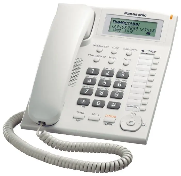 Телефон Panasonic KX-TS2388 Проводной телефон (RUW) Белый