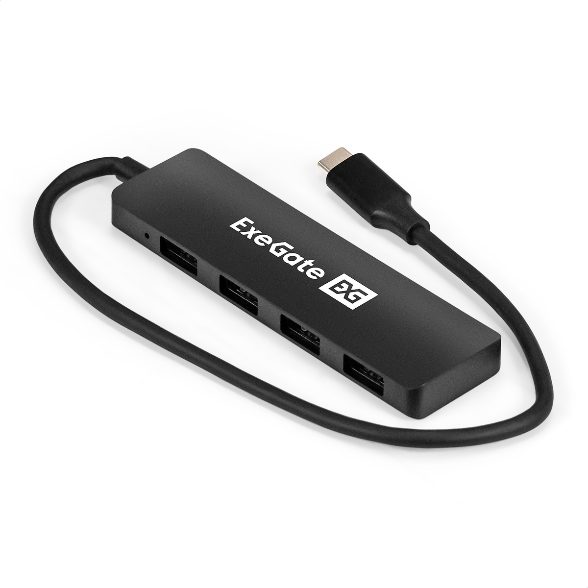 Расширитель USB ExeGate DUB-4CP/3 ,Hub 4 port, Type-C, USB 3.0
