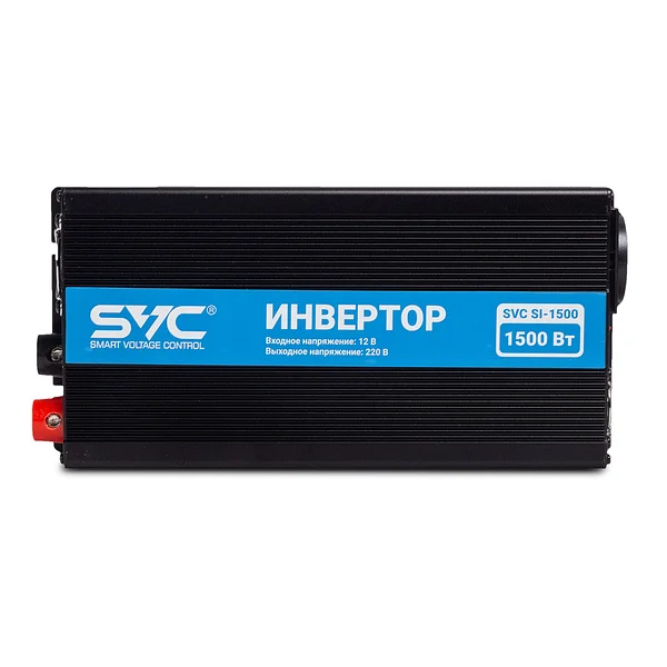 Инвертор, SVC, SI-1500, Мощность 1500ВА/1500Вт, Вход 12В/Выход 210-240В, 1 вых.: Shuko CEE7, USB-пор