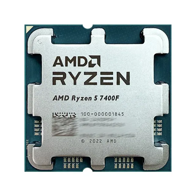 Процессор AMD Ryzen 5 7400F 3,7Гц (4,70ГГц Turbo)  6C/12T 32MB L3 65W AM5 OEM 100-000001845