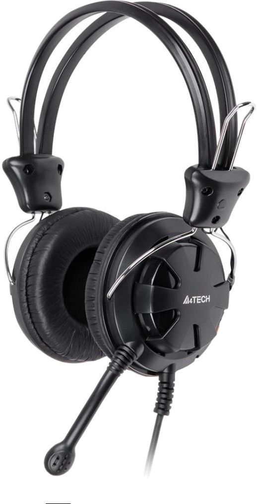 Наушники, A4tech HS-28 BLACK <20Hz-20kHz, 32 Om, 102dB, 1.8m>