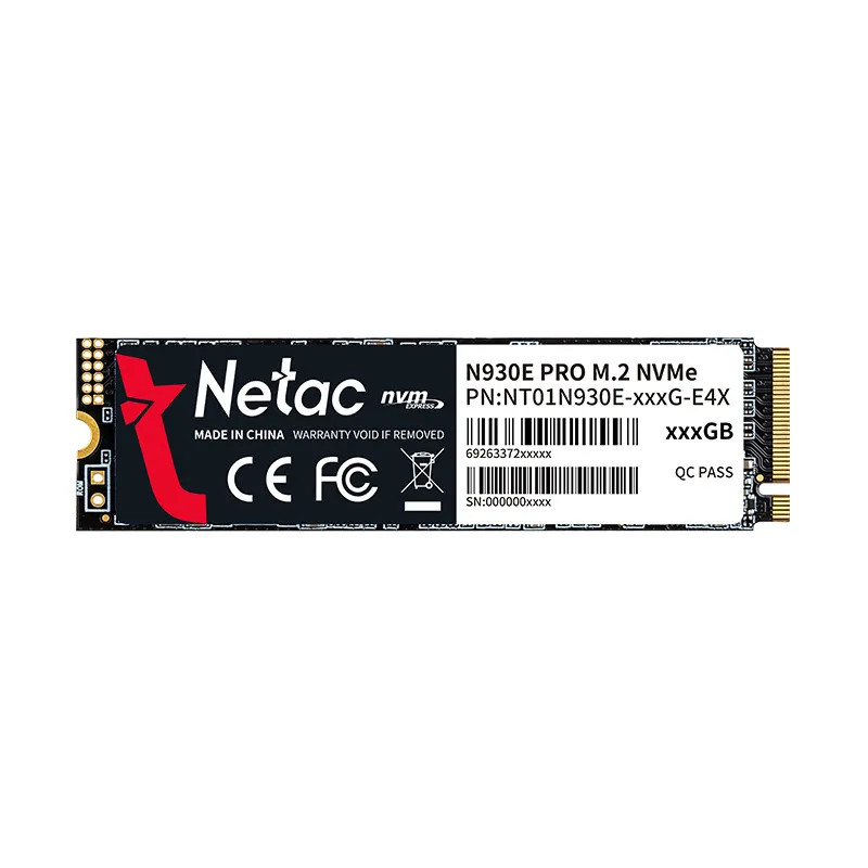 128 GB SSD M.2 PCIe Netac N930E Pro, NT01N930E-128G-E4X, 128 GB ,NT01N930E-128-E4X, NVMe