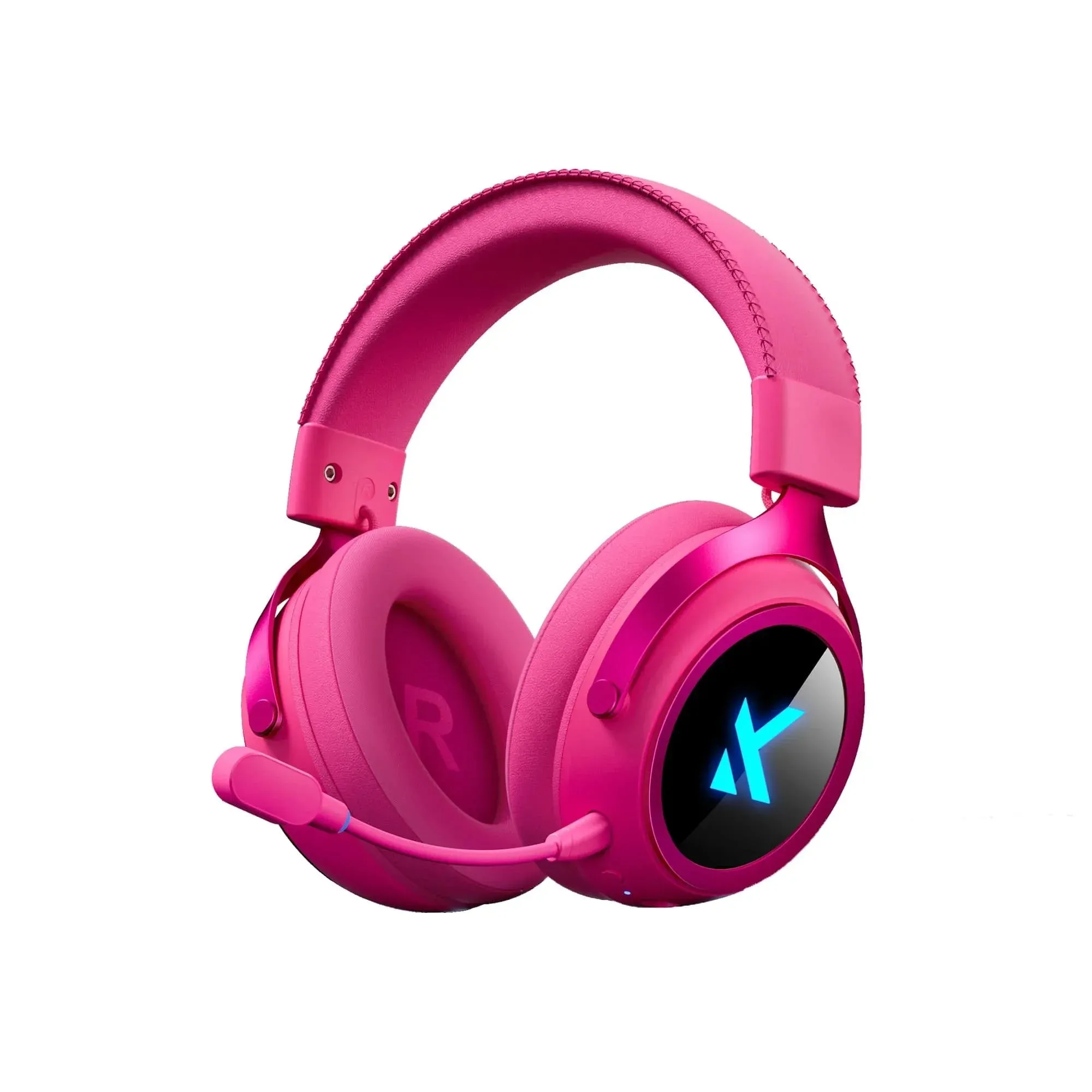 Наушники с микрофоном MCHOSE X9, 7.1 Surround, 53mm Drivers, 2.4/BT/USB, 2000mAh, Rose Red