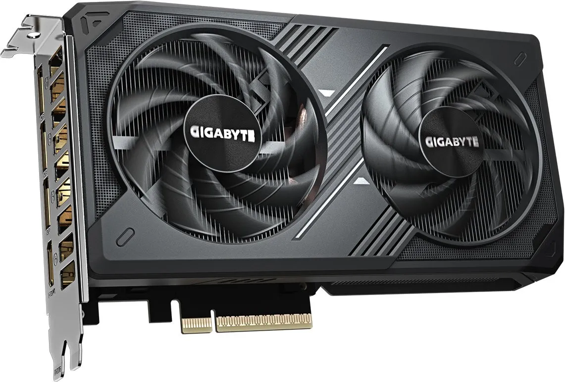 Видеокарта Gigabyte 8 Gb RTX 5060 WINDFORCE [GV-N5060WF2-8GD], 8 GB ,GPU NVIDIA, WINDFORСE HDMI/3DP, GDDR7/128bit, [GV-N5060WF2-8GD]