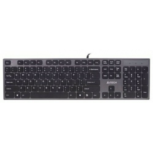 Клавиатура, A4tech KV-300H USB, Grey/ Black, 2 порта USB 2.0