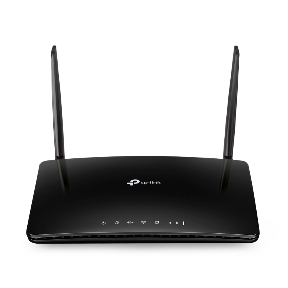 Маршрутизатор 4G+ LTE Cat6 беспроводной AC1200 GbE TP-Link Archer MR500 <3 порта LAN GbE, 1 порт LAN/WAN GbE, 1 слот для карты nano-SIM, 2 съёмные вне