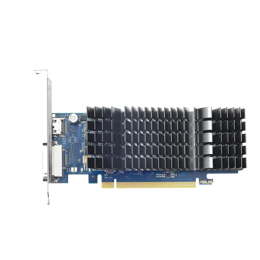 Видеокарта Asus 2 Gb GT1030-SL-2G-BRK GDDR5 / 64 bit  DVI, HDMI 1228/6008