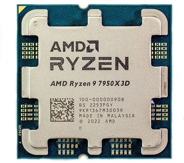 Процессор AMD AM5 Ryzen 9 7950X3D, oem ,CPU 4.2GHz (Raphael, 5.7), 16C/32T, (100-100000908), 16/64MB