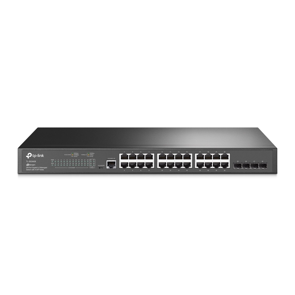 Коммутатор управляемый GbE 24-портовый Tp-Link TL-SG3428 <JetStream™ 24-Port Gigabit L2 Managed Swit
